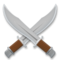 Crossed Swords emoji on LG